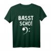 Basst Scho Shirt Bassgitarre Geschenk für Bassisten - Perfektes T-Shirt für Musiker und Bassliebhaber