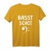 Basst Scho Shirt Bassgitarre Geschenk für Bassisten - Perfektes T-Shirt für Musiker und Bassliebhaber