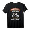 Bassist Geschenk mit Spruch – Unterschätze niemals einen alten Mann mit Bassgitarre T-Shirt für Musiker, Bandkollegen und Gig-Performances