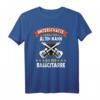 Bassist Geschenk mit Spruch – Unterschätze niemals einen alten Mann mit Bassgitarre T-Shirt für Musiker, Bandkollegen und Gig-Performances
