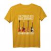 Geschenk Musiker Noten Musik Bassgitarre T-Shirt - Perfekt für Bassgitarristen, Musikliebhaber und Gitarrenlehrer zu Weihnachten, Geburtstagen & Herrentag