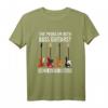 Geschenk Musiker Noten Musik Bassgitarre T-Shirt - Perfekt für Bassgitarristen, Musikliebhaber und Gitarrenlehrer zu Weihnachten, Geburtstagen & Herrentag