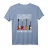 Geschenk Musiker Noten Musik Bassgitarre T-Shirt - Perfekt für Bassgitarristen, Musikliebhaber und Gitarrenlehrer zu Weihnachten, Geburtstagen & Herrentag