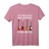 Geschenk Musiker Noten Musik Bassgitarre T-Shirt - Perfekt für Bassgitarristen, Musikliebhaber und Gitarrenlehrer zu Weihnachten, Geburtstagen & Herrentag