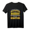 Herren Bassist Geschenk für Bass Gitarrist - Rock Musiker T-Shirt für Fans, Festival & Konzert