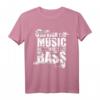 Du hörst die Musik aber du fühlst den Bass T-Shirt – Perfektes Geschenk für Bassgitarristen, Musiker & Musikliebhaber zu Weihnachten & Geburtstag