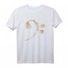 Bass Clef Bassschlüssel T-Shirt für Bassgitarristen & Bands – Coole Stage Wear, Musiker Outfit & Geschenk für Rock, Jazz & Orchestermusiker