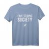 Five String Society T-Shirt – Geschenk für 5-saitige Bassgitarre Fans und Musiker, stylische Bekleidung für Gitarrenliebhaber
