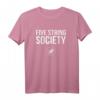 Five String Society T-Shirt – Geschenk für 5-saitige Bassgitarre Fans und Musiker, stylische Bekleidung für Gitarrenliebhaber
