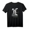 Bass Gitarre Hase T-Shirt für eadg Bassist - Funkiges Comic-Shirt mit Kopfhörer & Vintage Bass, ideales Geschenk für Musiker & Bassliebhaber