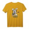 Bass Gitarre Hase T-Shirt für eadg Bassist - Funkiges Comic-Shirt mit Kopfhörer & Vintage Bass, ideales Geschenk für Musiker & Bassliebhaber