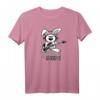 Bass Gitarre Hase T-Shirt für eadg Bassist - Funkiges Comic-Shirt mit Kopfhörer & Vintage Bass, ideales Geschenk für Musiker & Bassliebhaber