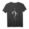 Bassschlüssel Rock Musik Geschenk Bass Gitarre T-Shirt – Perfektes Geschenk für Bassisten, Musiker und Musikliebhaber zu Weihnachten & Geburtstag