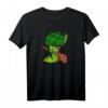 Brokkoli-Bassgitarre – Veganes und Vegetarisches Musiker T-Shirt für Gitarristen & Bassisten, ideal als Geschenk