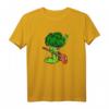 Brokkoli-Bassgitarre – Veganes und Vegetarisches Musiker T-Shirt für Gitarristen & Bassisten, ideal als Geschenk