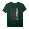 Amerikanische USA Flagge Bass Gitarre Geschenkidee - Perfektes Musiker T-Shirt für Bassisten, Gitarrenlehrer & Musikliebhaber zu Weihnachten & Geburtstag