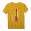 Amerikanische USA Flagge Bass Gitarre Geschenkidee - Perfektes Musiker T-Shirt für Bassisten, Gitarrenlehrer & Musikliebhaber zu Weihnachten & Geburtstag