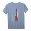 Amerikanische USA Flagge Bass Gitarre Geschenkidee - Perfektes Musiker T-Shirt für Bassisten, Gitarrenlehrer & Musikliebhaber zu Weihnachten & Geburtstag