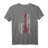 Amerikanische USA Flagge Bass Gitarre Geschenkidee - Perfektes Musiker T-Shirt für Bassisten, Gitarrenlehrer & Musikliebhaber zu Weihnachten & Geburtstag
