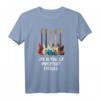 Bassgitarre Life is Full of Important Choices T-Shirt – Perfekt für Bassisten, Bassliebhaber und coole Musikgeschenke zu Weihnachten & Geburtstagen