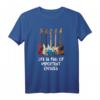 Bassgitarre Life is Full of Important Choices T-Shirt – Perfekt für Bassisten, Bassliebhaber und coole Musikgeschenke zu Weihnachten & Geburtstagen