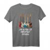 Bassgitarre Life is Full of Important Choices T-Shirt – Perfekt für Bassisten, Bassliebhaber und coole Musikgeschenke zu Weihnachten & Geburtstagen