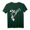 Bassgitarre Player Bass & Bassschlüssel T-Shirt – Klassisch geschnitten, perfekt für Bassisten und Musikliebhaber