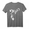 Bassgitarre Player Bass & Bassschlüssel T-Shirt – Klassisch geschnitten, perfekt für Bassisten und Musikliebhaber