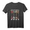 All you need is Bass Langarmshirt mit berühmtem Zebrastreifen – Vintage Design für Bassisten & Musikliebhaber