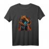 Grizzly Bear spielt E-Gitarre Rock T-Shirt – Perfekt für Festivals, Geburtstage, Halloween & Weihnachten für Rockfans und Musiker