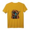 Grizzly Bear spielt E-Gitarre Rock T-Shirt – Perfekt für Festivals, Geburtstage, Halloween & Weihnachten für Rockfans und Musiker