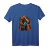 Grizzly Bear spielt E-Gitarre Rock T-Shirt – Perfekt für Festivals, Geburtstage, Halloween & Weihnachten für Rockfans und Musiker