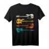 Retro Bass Gitarre T-Shirt – Perfektes Geschenk für Musiker, Bassgitarristen & Musikliebhaber zu Weihnachten & Geburtstag