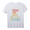 Relax The Bass Player Is Here Bassgitarre Bassist Geschenk T-Shirt – Lustiges Musiker T-Shirt für Bandmitglieder, Weihnachten & Geburtstag