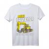 Kinder Baustelle T-Shirt mit Mini Bauleiter und Bagger Motiv – Lustiges Geschenk für kleine Handwerker, Schulstart & Kindergarten