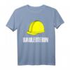 Bauleiterin Bauarbeiter Kostüm mit Helm T-Shirt – Perfekt für Fasching, Karneval & Baustellen-Events