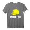 Bauleiterin Bauarbeiter Kostüm mit Helm T-Shirt – Perfekt für Fasching, Karneval & Baustellen-Events