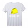 Bauleiterin Bauarbeiter Kostüm mit Helm T-Shirt – Perfekt für Fasching, Karneval & Baustellen-Events