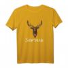 HapKitten T-Shirt mit Hirsch und Servus - Perfekt für Bayern & Österreich, klassisch geschnitten