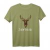 HapKitten T-Shirt mit Hirsch und Servus - Perfekt für Bayern & Österreich, klassisch geschnitten