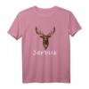HapKitten T-Shirt mit Hirsch und Servus - Perfekt für Bayern & Österreich, klassisch geschnitten