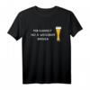 Lustiges Weißbier Glas T-Shirt - Bayerisches Bier Geschenk für Weizenbierliebhaber, Partygänger & Wirtshausfans