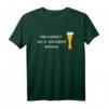 Lustiges Weißbier Glas T-Shirt - Bayerisches Bier Geschenk für Weizenbierliebhaber, Partygänger & Wirtshausfans