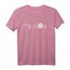 Volleyball Herzschlag Herz Volleyballer - Beach Volleyball T-Shirt für Damen und Herren, perfekt für Beach Volleyball & als Geschenk