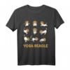 Beagle Yoga Shirt – Lustiges Meditation T-Shirt für Beagle- und Yoga-Liebhaber, perfekt als Geschenk zu Geburtstag, Weihnachten, Mutter- oder Vatertag
