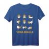 Beagle Yoga Shirt – Lustiges Meditation T-Shirt für Beagle- und Yoga-Liebhaber, perfekt als Geschenk zu Geburtstag, Weihnachten, Mutter- oder Vatertag