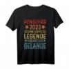 Pensionär 2023 T-Shirt – Eine echte Legende verlässt das Gelände, Originelles Geschenk für Ruhestand und Abschied