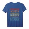 Pensionär 2023 T-Shirt – Eine echte Legende verlässt das Gelände, Originelles Geschenk für Ruhestand und Abschied
