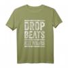Drop Beats Not Bombs DJ T-Shirt - Elektronische Musik Party Geschenk für DJ und EDM Fans mit Vintage Look