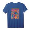 Jimi Hendrix Bunte Retro-Vibe-Linien T-Shirt – Offiziell lizenzierte Rockmusik-Mode für Fans